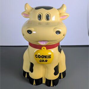 Moo Cow Cookie Jar 1992 Fundamental Too Durable Plastic Does not work